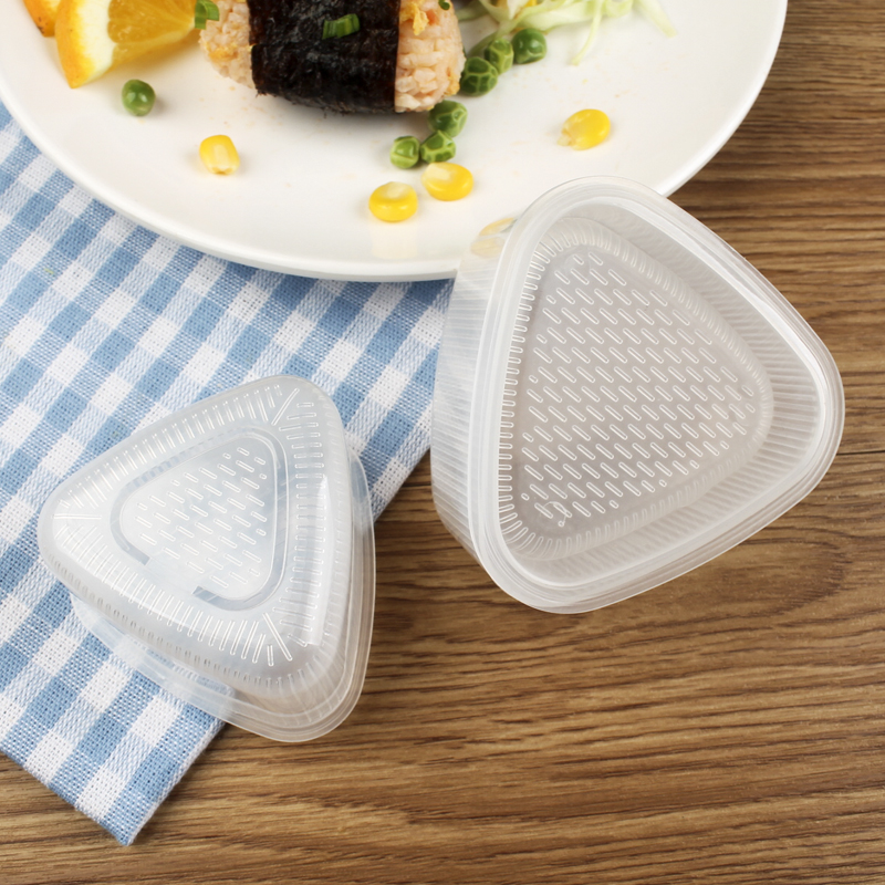 Triangular rice-mould rice moulding rice styling sushi cuisine Cartoon Lunch Purple vegetable Meal Baby Diner