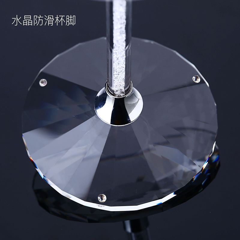 crystal wine glass non-slip feet