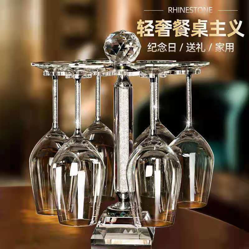 Upscale Home Unleaded Crystal red wine glasses High-footed wine glasses Decanter 4 6 Only Luxurious Suits