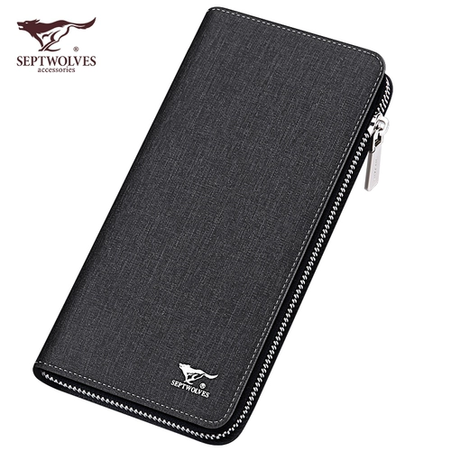 Septwolves, сумка с петлей на руку, длинный вместительный и большой бумажник для отдыха, ткань оксфорд, 2020