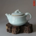 Ru Sứ, Ruzhou xuất xứ, do Guo Liujiang sản xuất, Long Tuyền Bình, Ấm trà Ru nung, Bộ ấm trà tráng men mã não Azure, Khai trương móng tay - Trà sứ