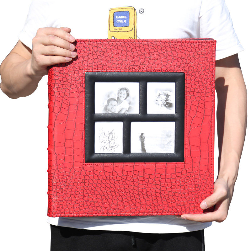 Leather 6-inch 400 family albums Large family albums Children's baby growth memorial record album album