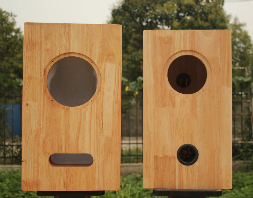 KROTT 4 inch 5 inch 25 inch 6 inch 8 inch full range speaker official drawing solid wood full sound box dovetail empty box