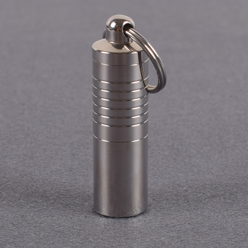 Carry-aid Kit Box 304 Stainless Steel Mini Waterproof Bin Multipurpose Metal Small Medicine Bottle Outdoor Emergency Pill Tank