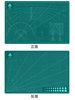 Huanmei A3 Cutting Mat Large Size Handmade Set A2 Desktop Engraving Board for Students Drawing Art Paper Cutting Work Pvc Journal Green Soft Desk Mat A4 Model Anti-Cut Double-Sided Engraving Size DIY