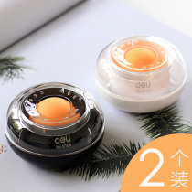 Deli Wet Hand Device Deli Financial Accounting Special Money Counter Round Wet Hand Device Counting Cylinder Water Box Ball Point