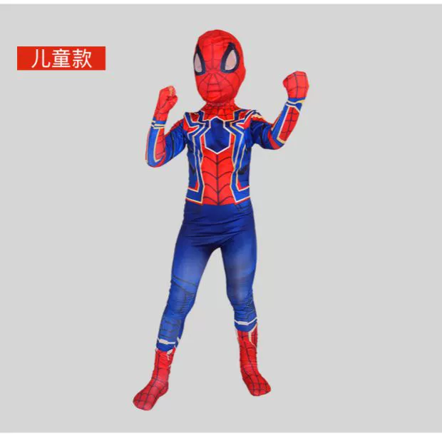 cosplay trang phục Marvel Avengers Super Spider-Man Halloween trẻ em người lớn cos trang phục biểu diễn - Cosplay