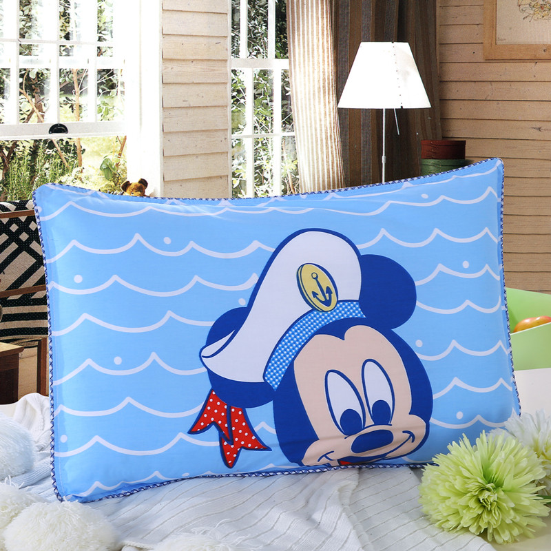 Trẻ em ở trường mẫu giáo trẻ em phim hoạt hình bông áo gối 30 * 50 40 * 60 học sinh hấp thụ mồ hôi bé gối bao gồm một cặp - Gối trường hợp gối sofa