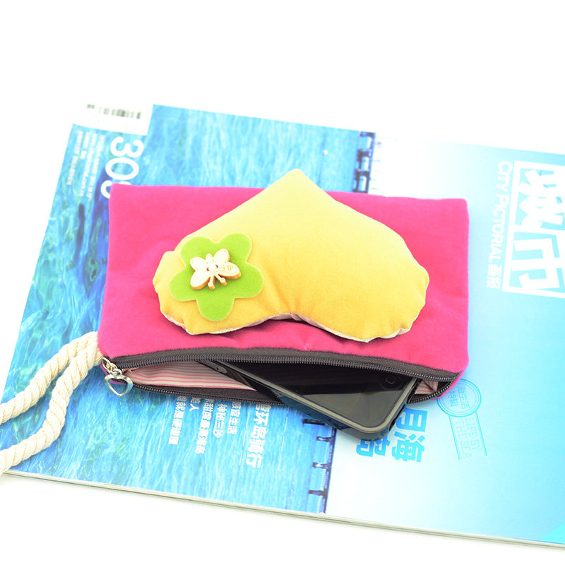 2020 Korean version of the old man's love wallet multi-function mobile phone bag cute plush comfortable coin purse female cartoon