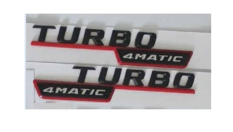 [USD 11.83] New Benz black logo rear logo R63 AMG 4MATIC V8 BITURBO ...