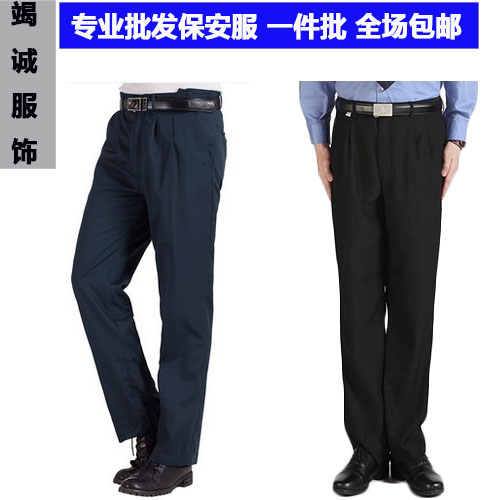 Security clothes Pants Doors Necropolis Winter work clothes Long pants Hotel Property Lawsuit Overalls Overalls Male thickened