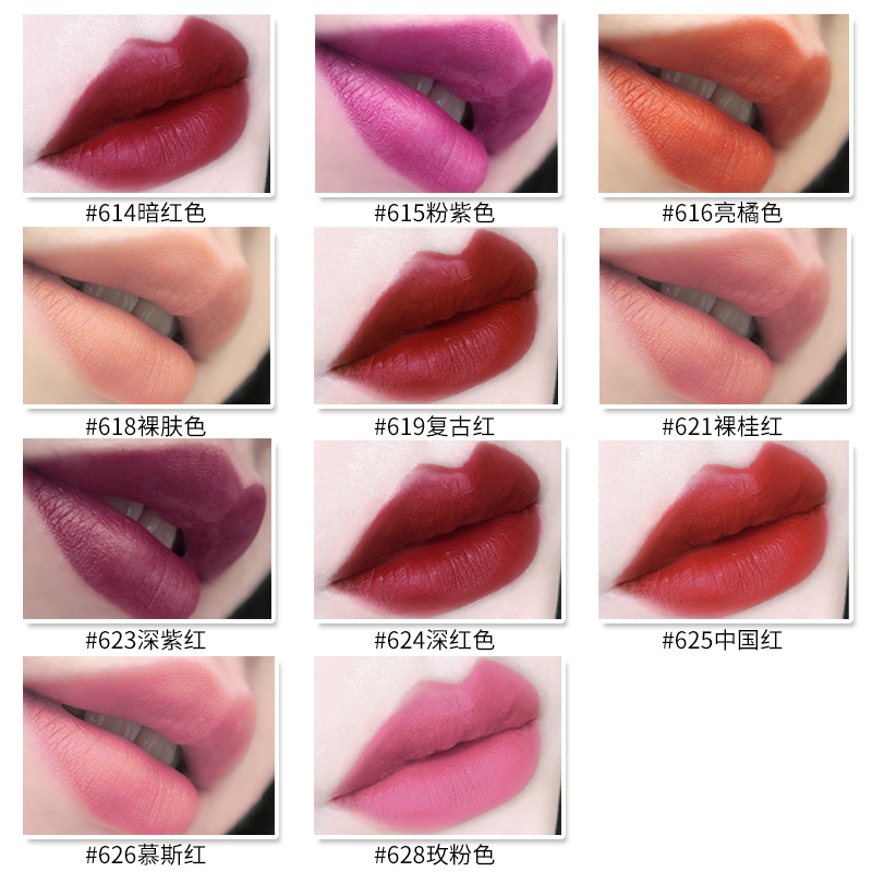 Pencil-style lipstick Waterproof Persistent Lip Line Pen Hook Lip pen student Affordable Sketch Lip pen not easy to fall color