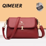 Сумка через плечо, модная сумка на одно плечо для матери, кожаная небольшая сумка, из натуральной кожи, городской стиль