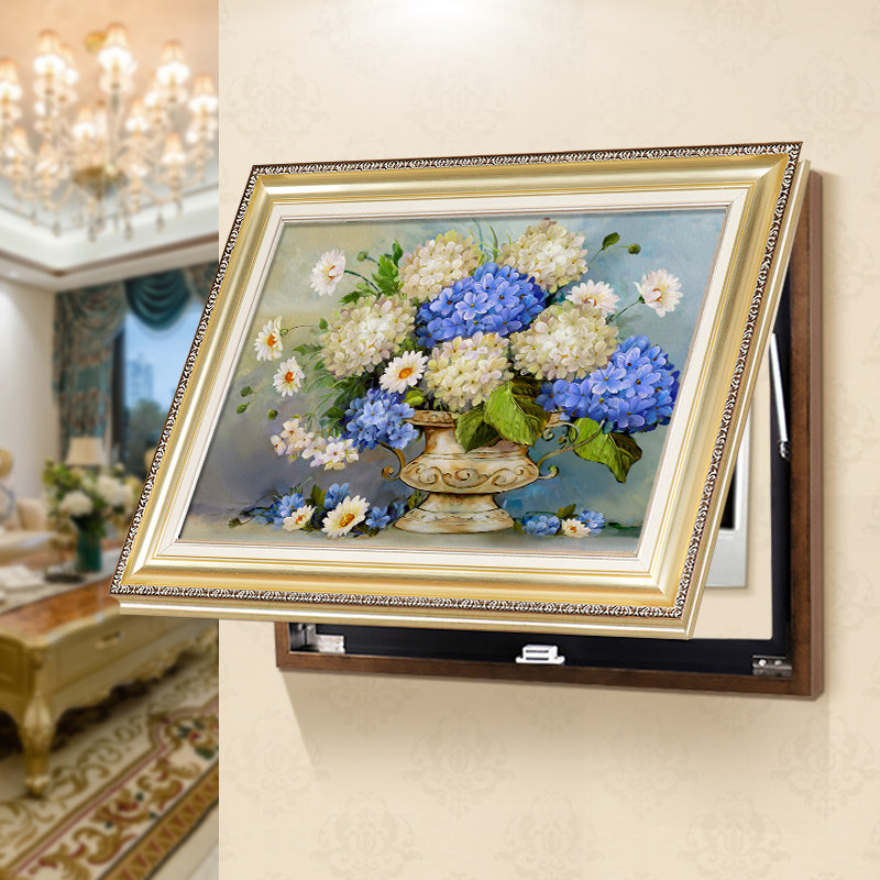 Electric box decoration painting European type punch-free electric gate box American distribution box Strong electric box Total switch box