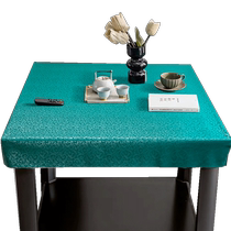 Electric stove table cover leather cover waterproof oil-proof and scalding tablecloth square mahjong table heating table coffee table table cover