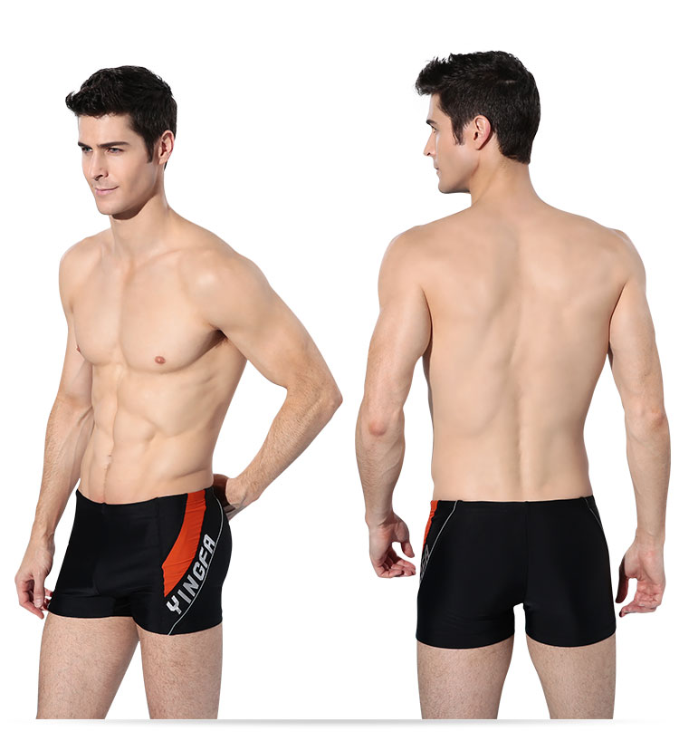 2017 Anh nam Boxer Đồ bơi Colorblock Thời trang Bàn chân phẳng Đồ bơi Spa Giải trí Kích thước lớn Bộ đồ bơi Y3023 - Nam bơi đầm quần bơi nam shopee