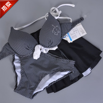 Special Cabinet Fashion Korean version Golden Ginger swimsuit womens bikini dress swimsuit with steel Toy 28107