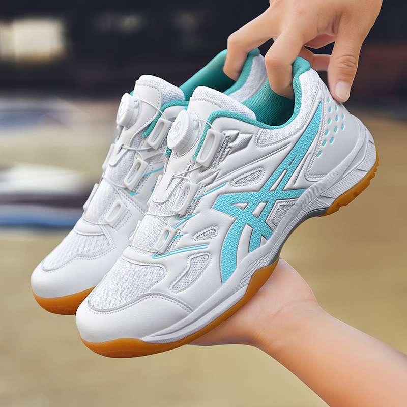 Authentic Professional Volleyball Shoes for Men and Students, Breathable and Shock-Absorbing, Indoor and Outdoor Training and Competition Handball Shoes for Women