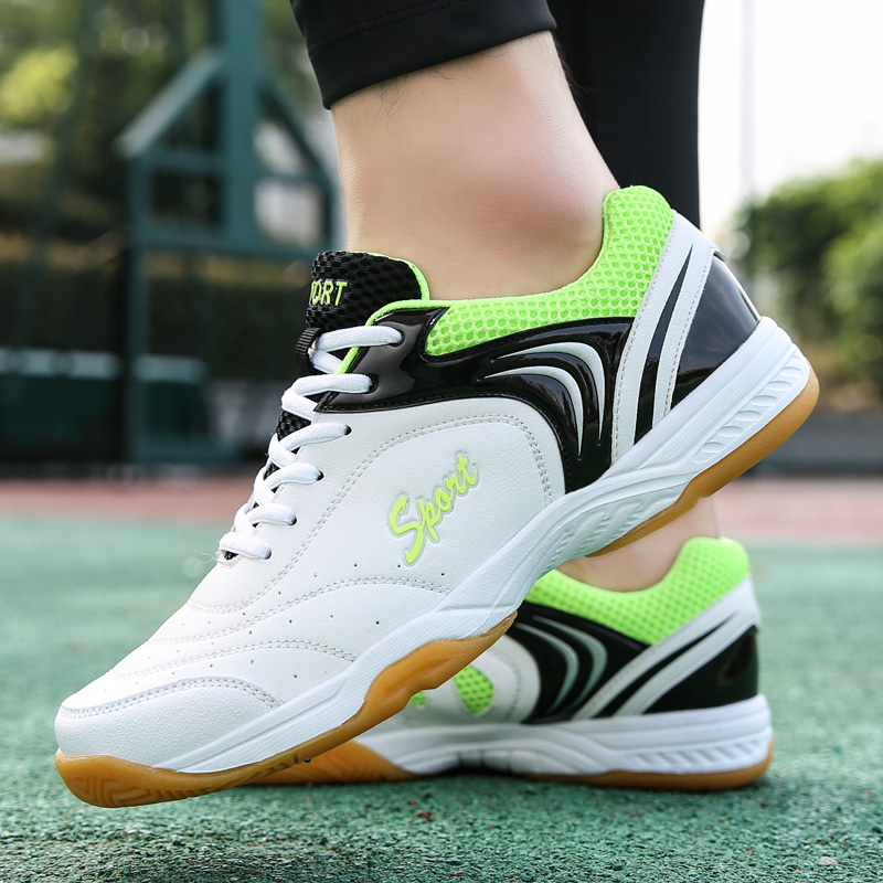 Men and women four seasons sports shoes badminton shoes running fitness shoes breathable wear-resistant outdoor wild students tennis shoes