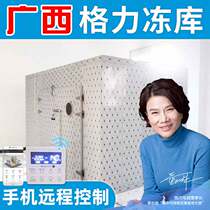 Guangxi cold storage full set of equipment installation of food meat vegetables and fruits fresh air conditioning library large and small cold storage 220v