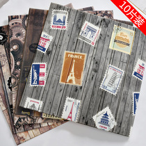 3D three-dimensional self-adhesive wall stickers Restaurant clothing store barber shop bar background wall wall renovation waterproof moisture-proof wallpaper