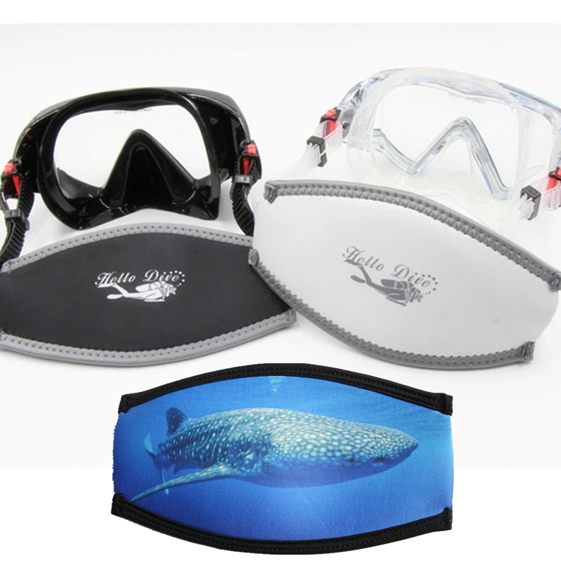 Snorkeling mask hair band anti-long hair set diving mask hair band deep diving diving material double-layer strap protective cover