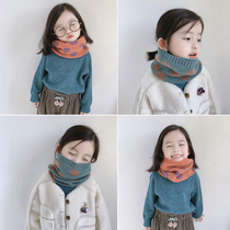 Baby Scarf Autumn Winter Toddler Toddler Girl Girls Girl Round Point Knit Wool Line Neck Toddler Toddler Winter Warm
