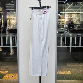 Anta Women's 2025 Summer New Sports Pants Straight-Leg Knitted Casual Pants Wide-Leg Pants 162537316