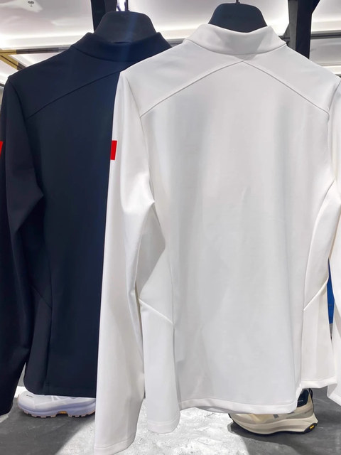 Anta Knitted Long Sleeve Champion All-Weather Women's Winter Fleece-Lined Warm Stand Collar Half-Zip Top 162540401