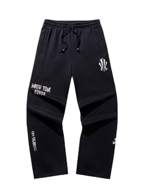 Anta Kyrie Irving Series | Trendy American-Style Casual Pants for Men and Women, Wide-Leg Straight Pants 172541301R