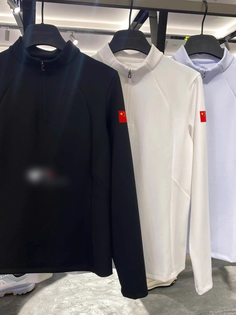 Anta Knitted Long Sleeve Champion All-Weather Women's Winter Fleece-Lined Warm Stand Collar Half-Zip Top 162540401