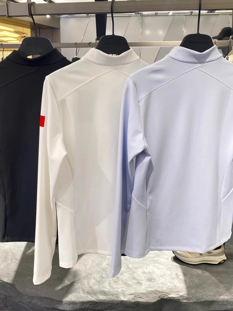 Anta Knitted Long Sleeve Champion All-Weather Women's Winter Fleece-Lined Warm Stand Collar Half-Zip Top 162540401