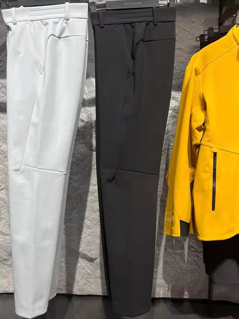 Anta Champion All-Weather Trousers Men's Business Winter Fleece-Lined Waterproof Slim Fit Knitted Pants 152440309