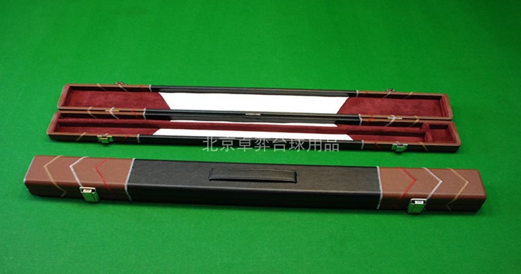 (spot) New 1 2 Black Brown color paste chicken leather nine ball ball pole box