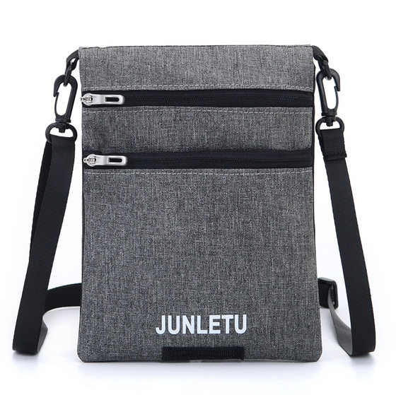 Junletu Fashion New One-Shoulder Diagonal Bag Waterproof Mobile Phone Bag Travel Abroad Document Passport Hanging Neck Small Bag