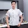 Quần áo làm việc đầu bếp nam ngắn tay mùa hè mỏng thoáng khí ăn nhà hàng căng tin quần áo nhà bếp dài tay tùy chỉnh cho nữ dong phuc dau bep ao bep