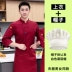 Quần áo làm việc đầu bếp nam ngắn tay mùa hè mỏng thoáng khí ăn nhà hàng căng tin quần áo nhà bếp dài tay tùy chỉnh cho nữ dong phuc dau bep ao bep 