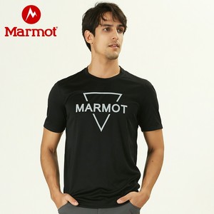 Marmot/土拨鼠2021春夏新款运动户外男女防晒UPF50+透气速干T恤