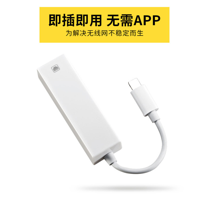 蘋果手機網路線轉換器iphone乙太網ipad接口pro充電線typec有線網卡apple網路接口lighting頭轉usb讀卡sd乙太網tf卡