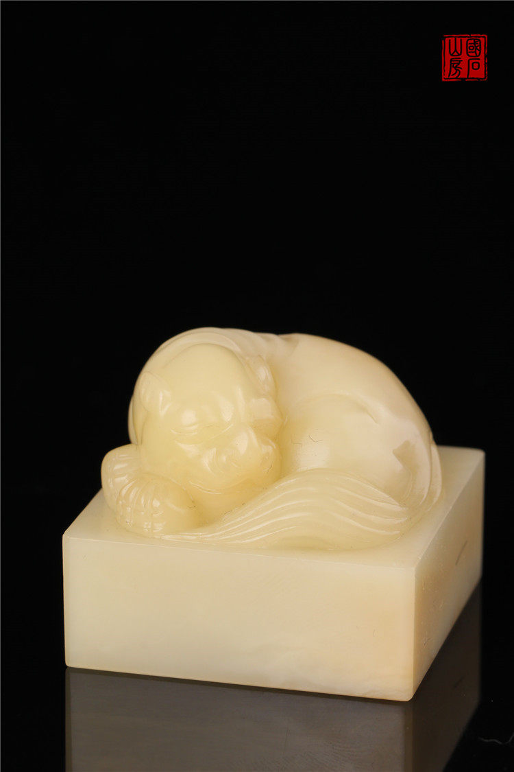 Sushan stone white stone stamp stolen half-day free collection of excellent pieces