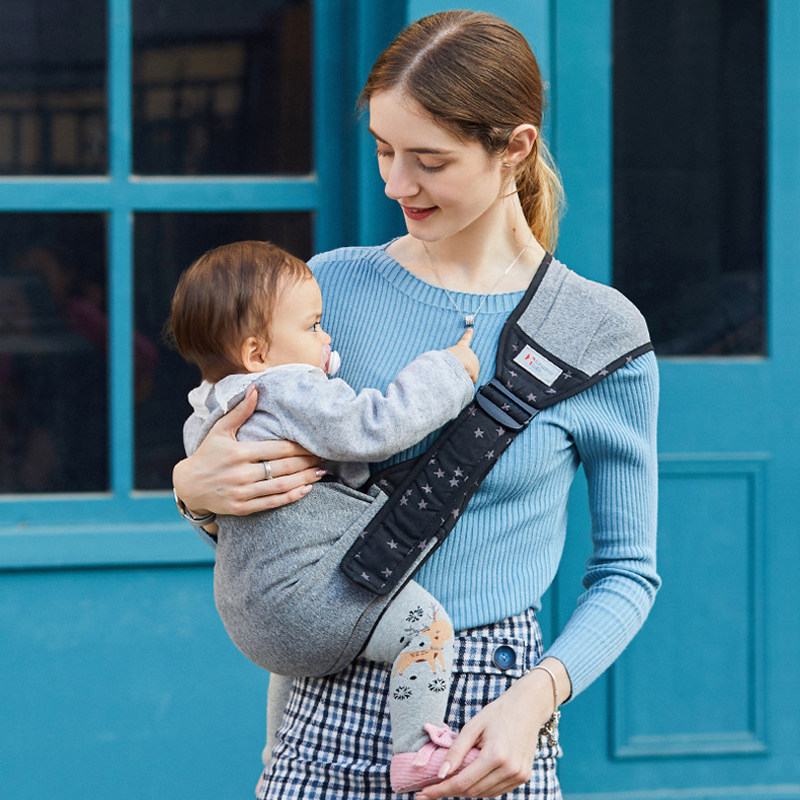 Baby holding baby bag simple front-holding baby sling Newborn baby carrying baby artifact full moon out of the door
