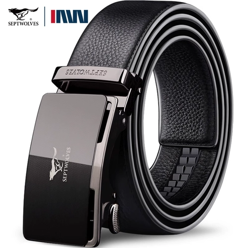 Septwolves, ремень, пряжка, кожаные штаны, из натуральной кожи, воловья кожа