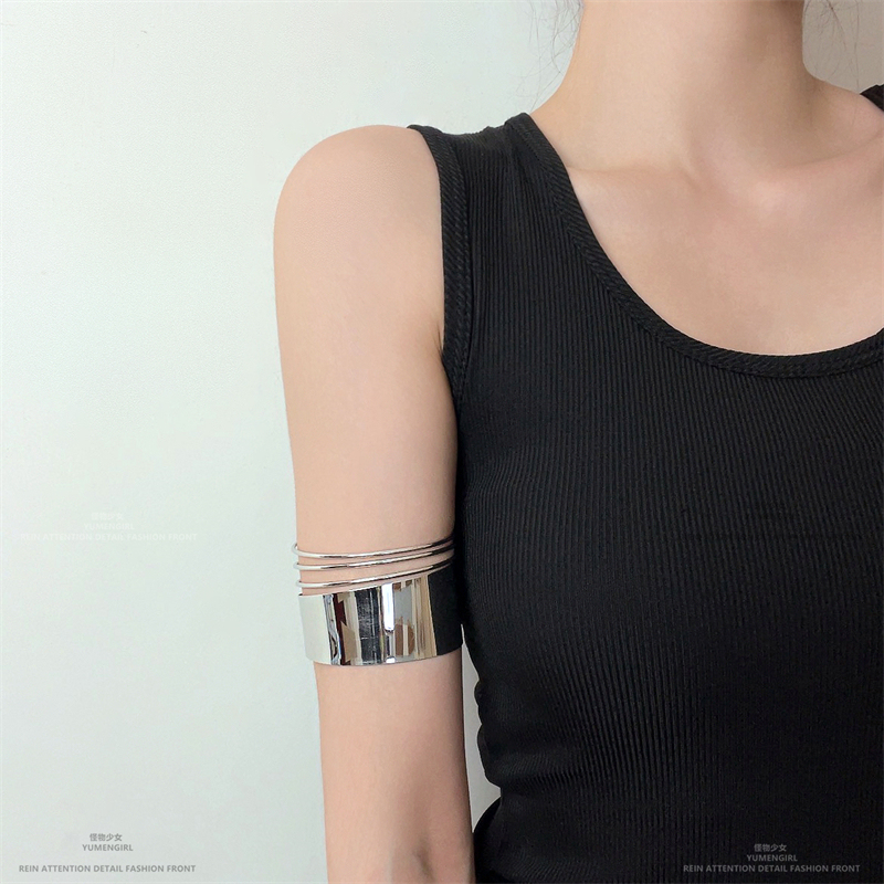 ins Niche High-End Multi-Ring Bracelet Open-Style Trendy Influencer New Arm Bracelet Decoration