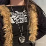 Длинное ретро ожерелье, демисезонный свитер, длинный аксессуар, изысканный стиль