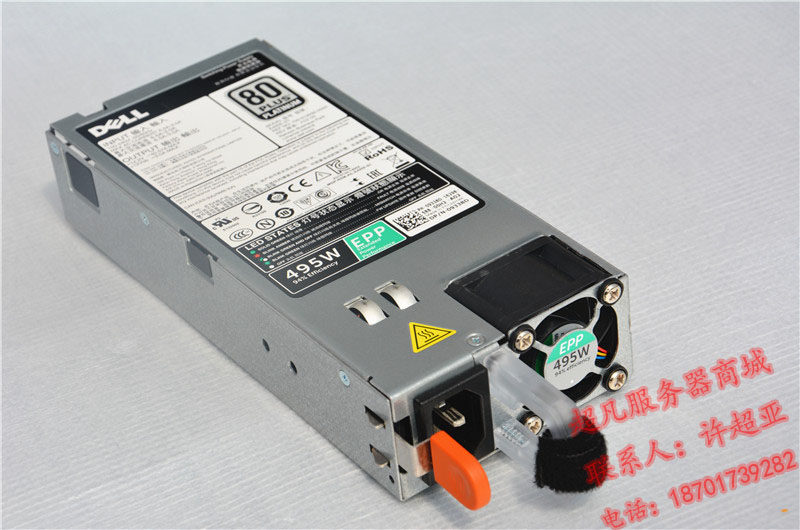 Color New Dell R730 R630 R630 R640 R740 495W server power supply 9338D 2FR04