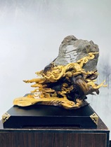 Thadu root carving tea table cliff Cypress ornaments natural accompanying shape original wood carving Dharma birthday star Maitreya handlebar agarwood handstring