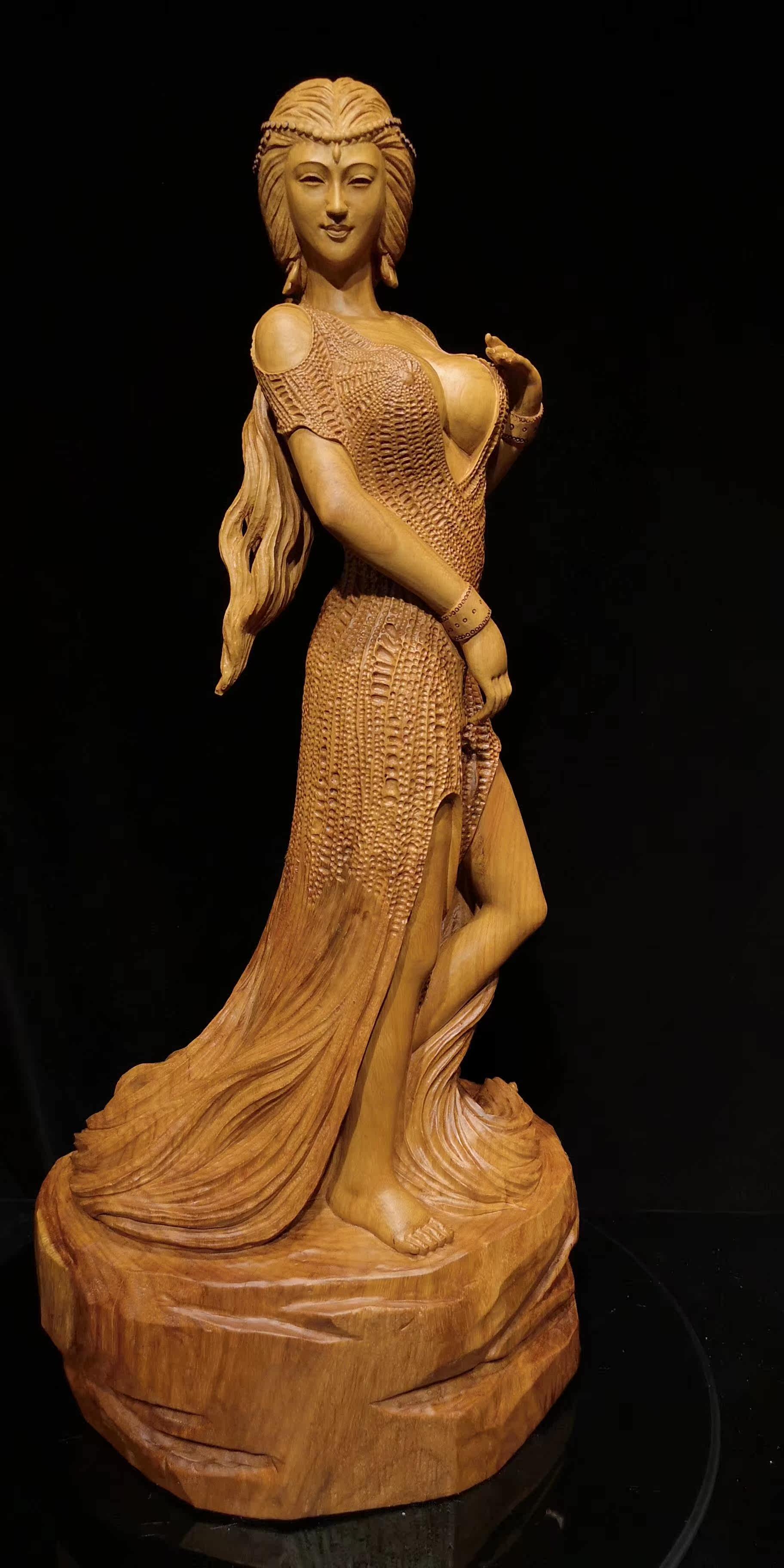 Taihang Cliff Bergen Sculpture Pendulum Piece Living Room With Shape Tree Root Log Solid Wood Wood Carvings Craftsmanship Gift Hem 310-13