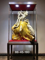 The new Chinese Zen ornaments home wood carving root carving crafts stone landscape figures follow the shape of the Buddha