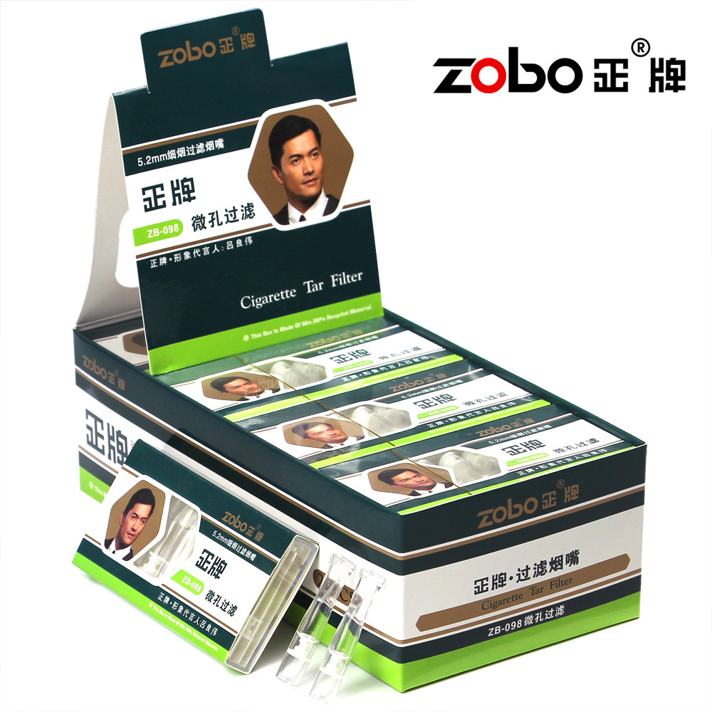 Zobo genuine fine cigarette holder men's and women's disposable filter men's disposable 200 fine cigarette holders