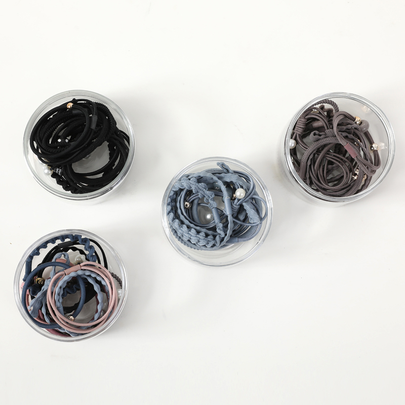 12 Selected Hairband Hairband simple rubber band Korean leather cover Joker fresh Korean version of Mori women hair accessories headgear